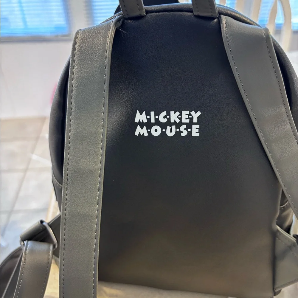 Loungefly Disney Steamboat Willie Mickey Mouse Monochrome Vintage Mini Backpack